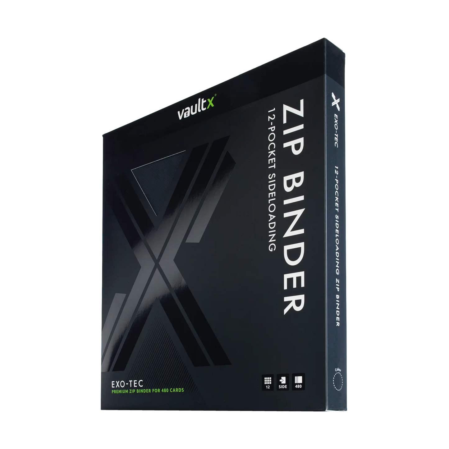 Vault X // 12-Pocket Exo-Tec® Zip Binder