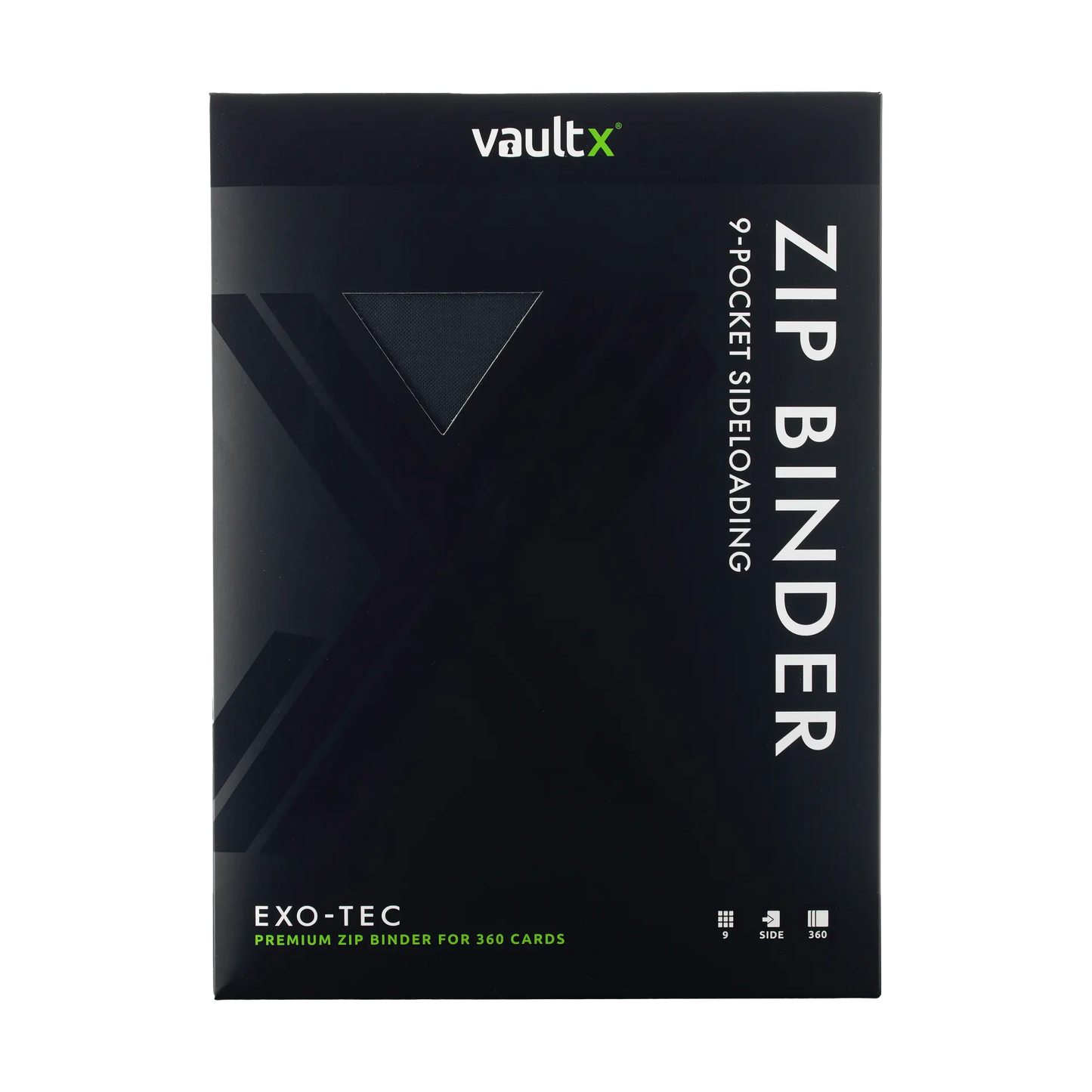 Vault X // 9-Pocket Exo-Tec® Zip Binder