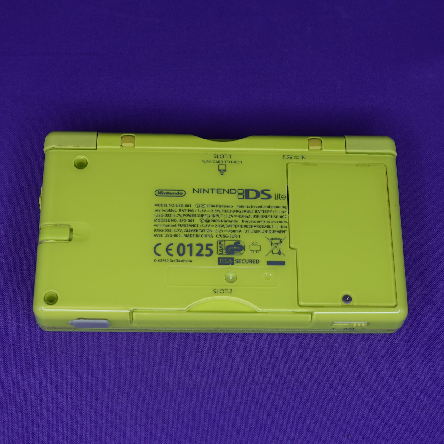Nintendo DS Light Lime Green