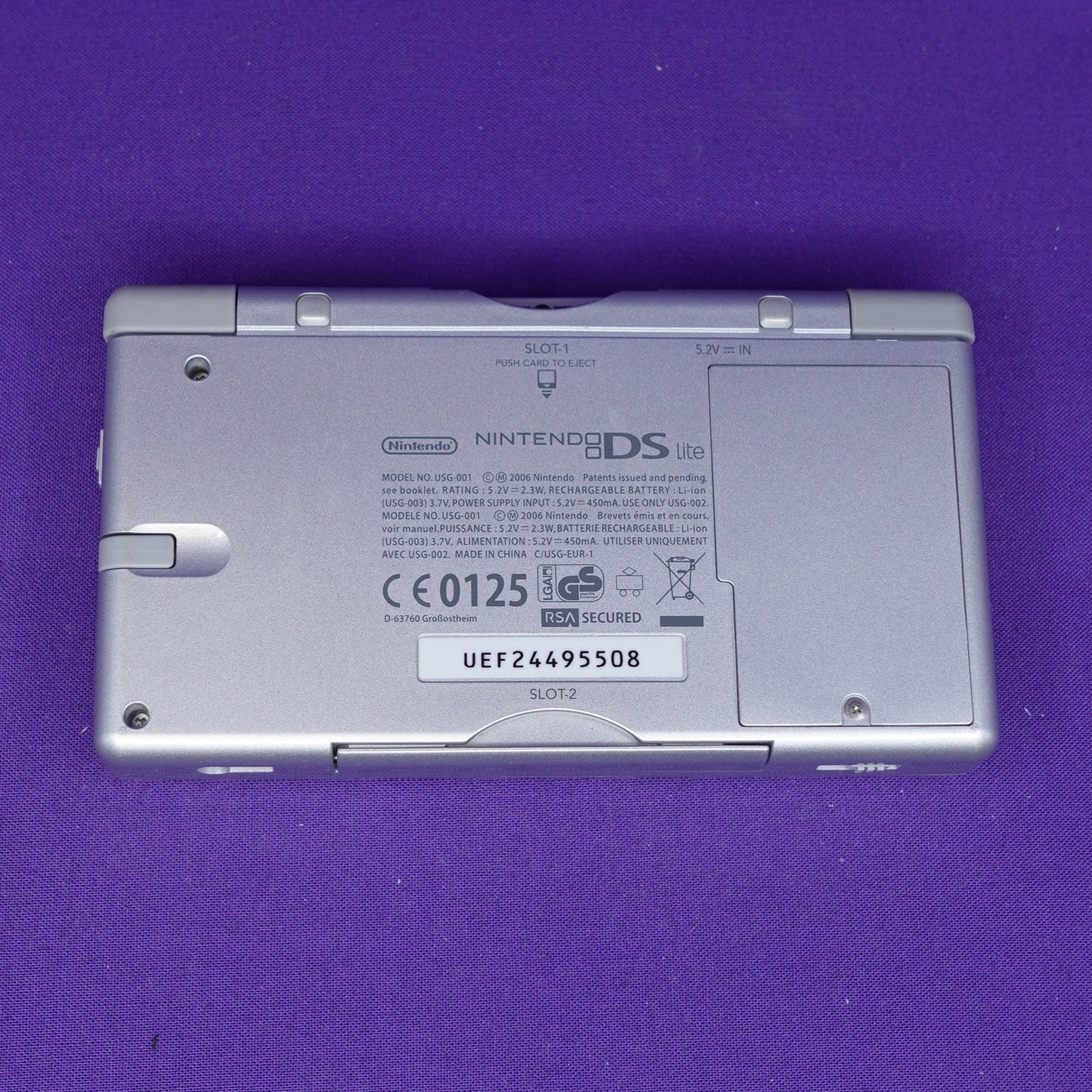 Nintendo DS Lite Silber