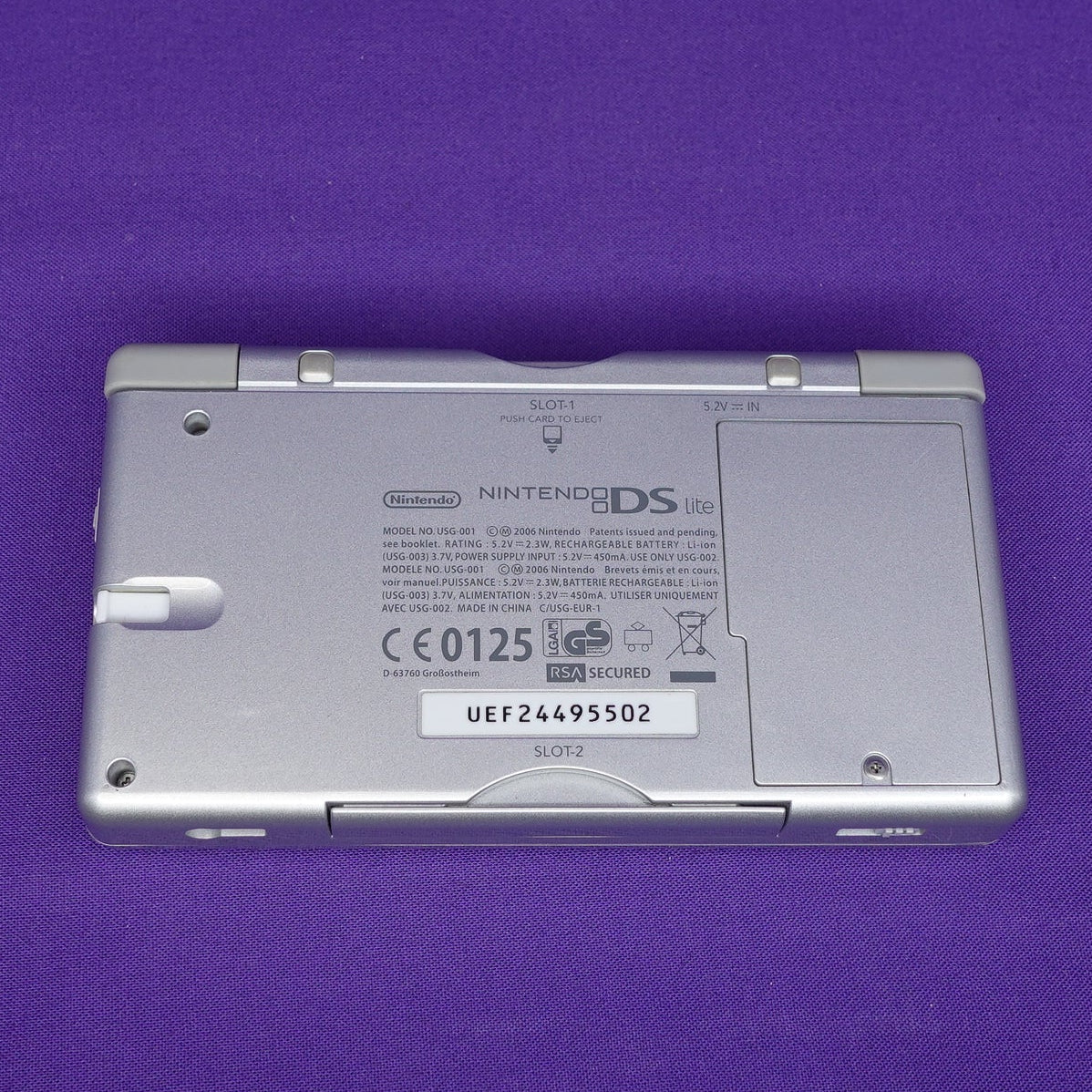Nintendo DS Lite // Silber