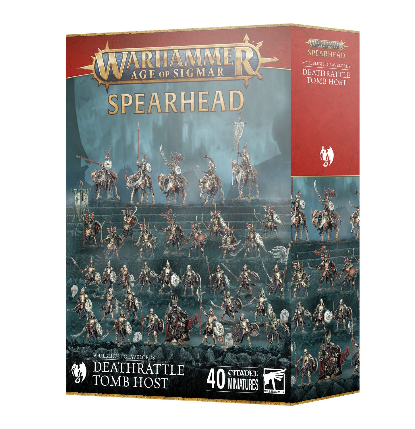 Warhammer AoS // Spearhead // Soulblight Gravelords // Deathrattle Tomb Host