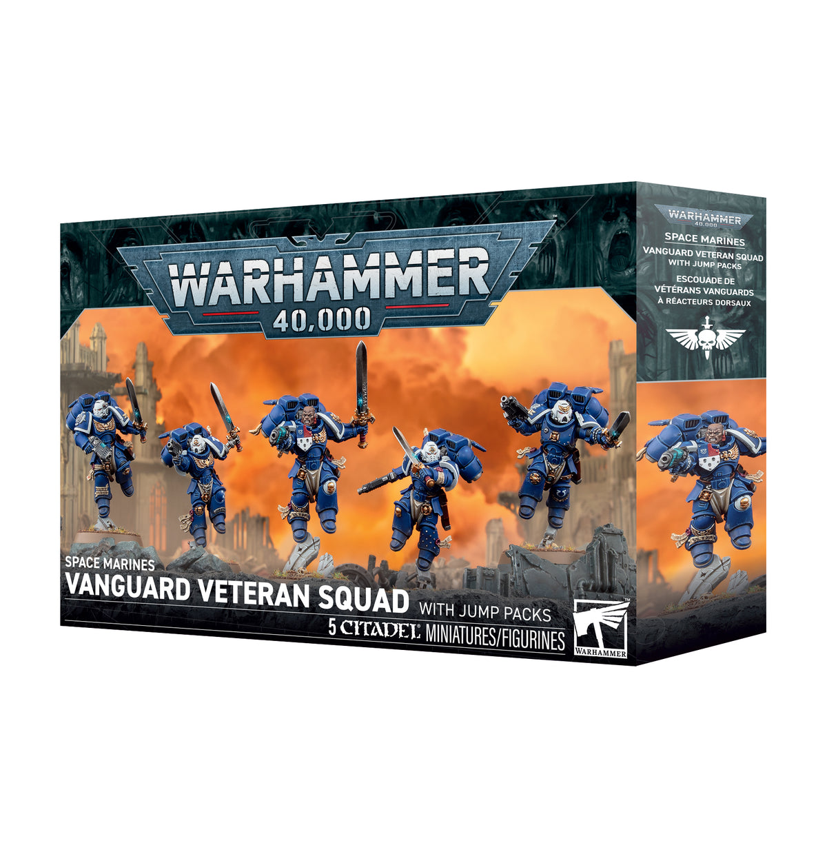 Warhammer 40k // Space Marines // Vanguard Veteran Squad with Jump Packs