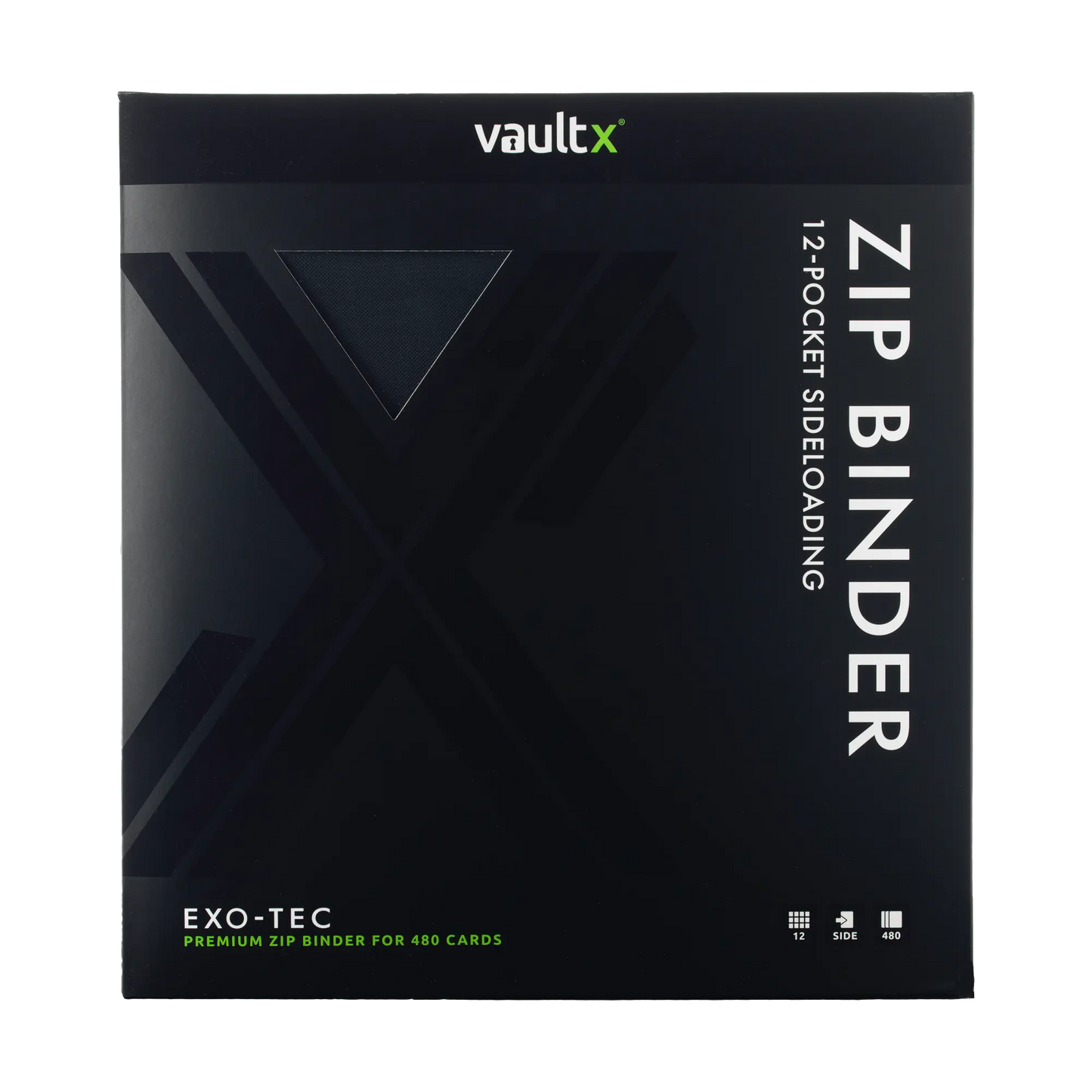 Vault X // 12-Pocket Exo-Tec® Zip Binder