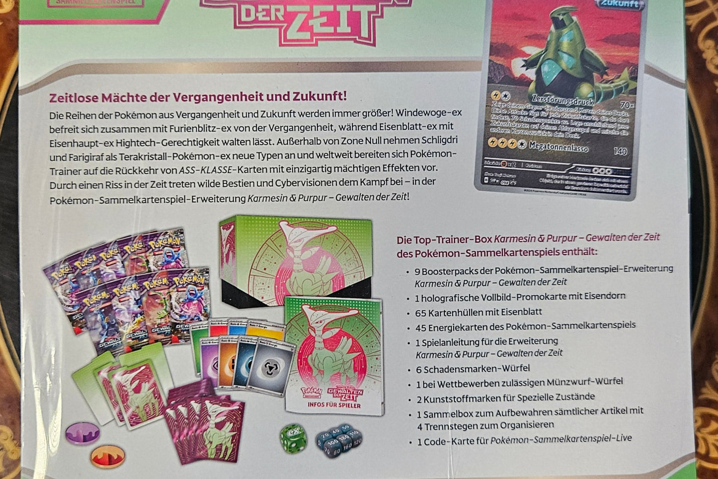 Pokémon // Gewalten der Zeit // Top Trainer Box