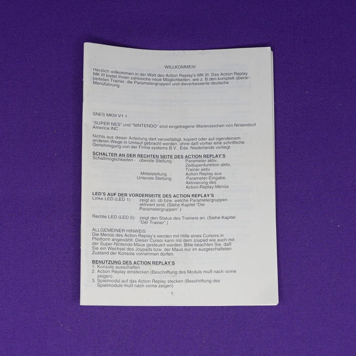 Action Replay MK3 // SNES