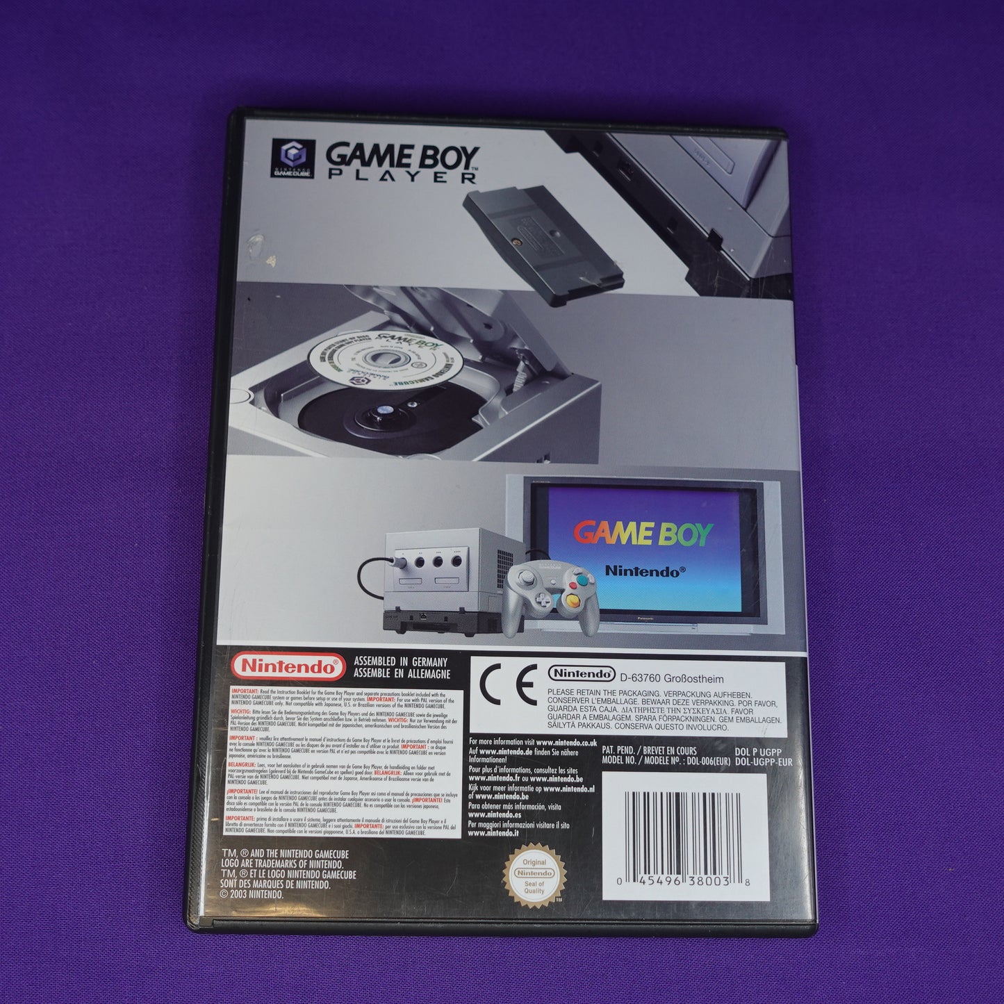 Nintendo Gamecube Game Boy Player // Start-Up Disc