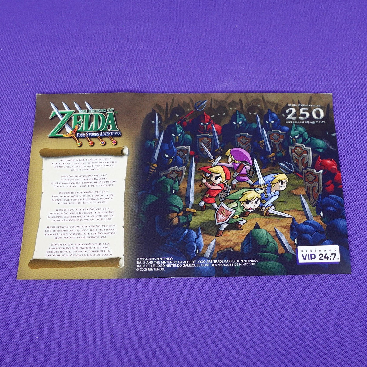 The Legend of Zelda // Four Swords Adventure // Big Box