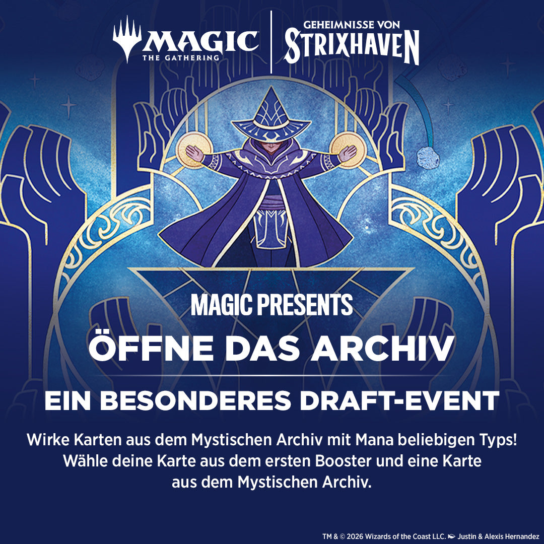 Magic the Gathering: Open the Archives // Secrets of Strixhaven // Booster Draft // 17.06.26 17:00