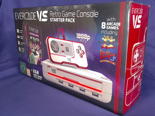 Evercade VS Starter Pack + 1 Vol. White - Glitchless Game Store