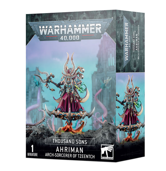 Warhammer 40k // Thousand Sons // Ahriman Arch-Sorcerer of Tzeentch