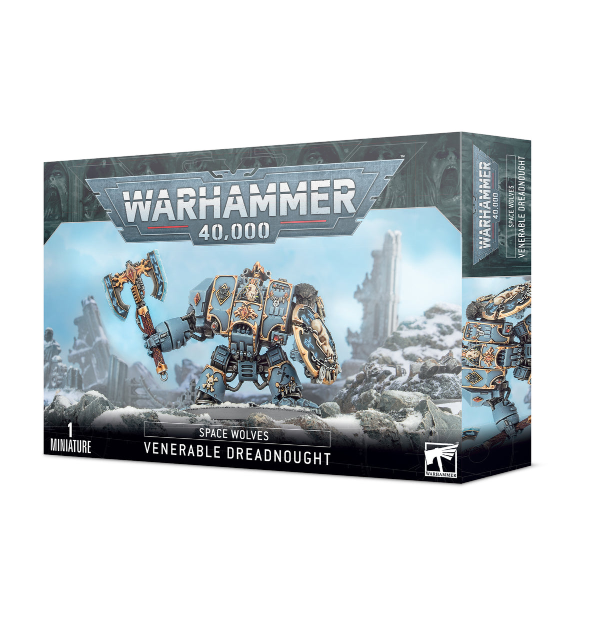 Warhammer 40k // Space Wolves // Venerable Dreadnought
