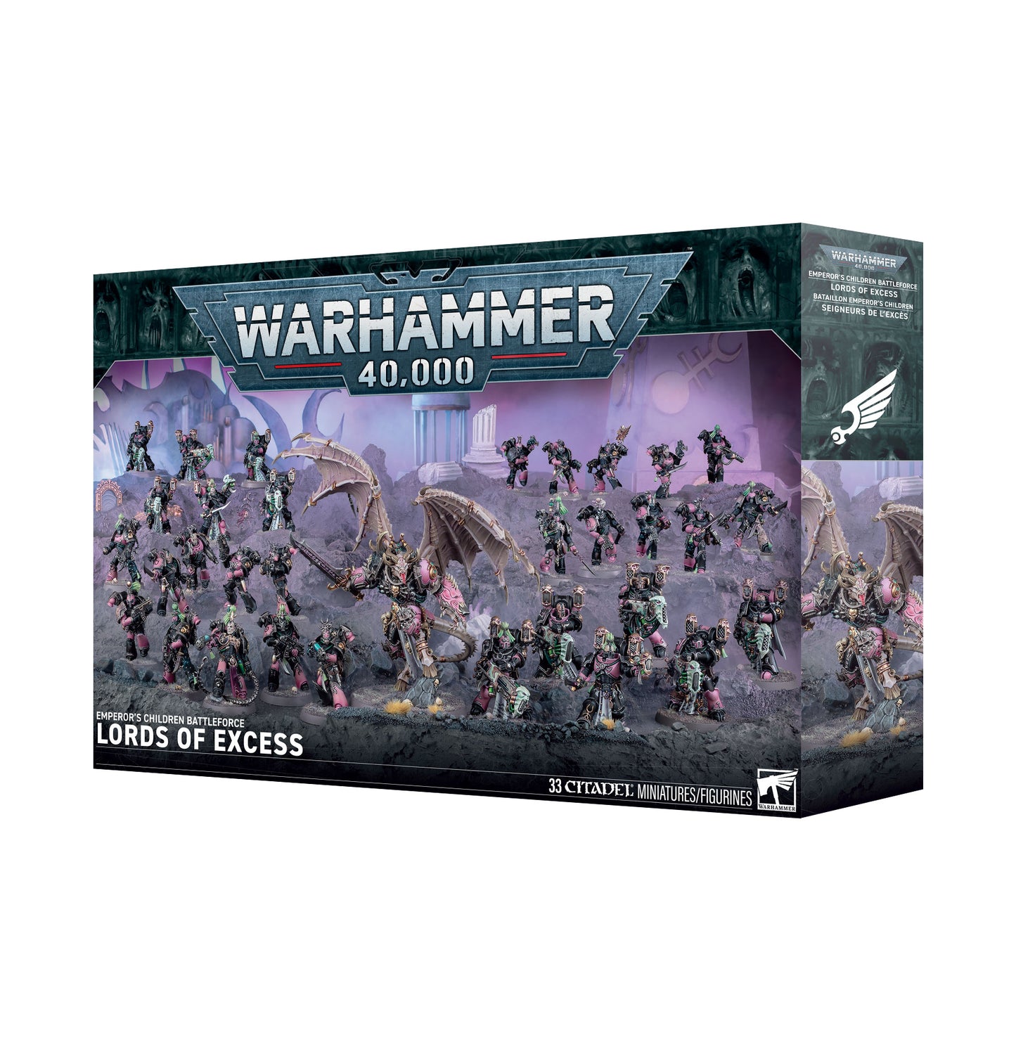 Warhammer 40k // Battleforce // Emperor's Children // Lords of Excess