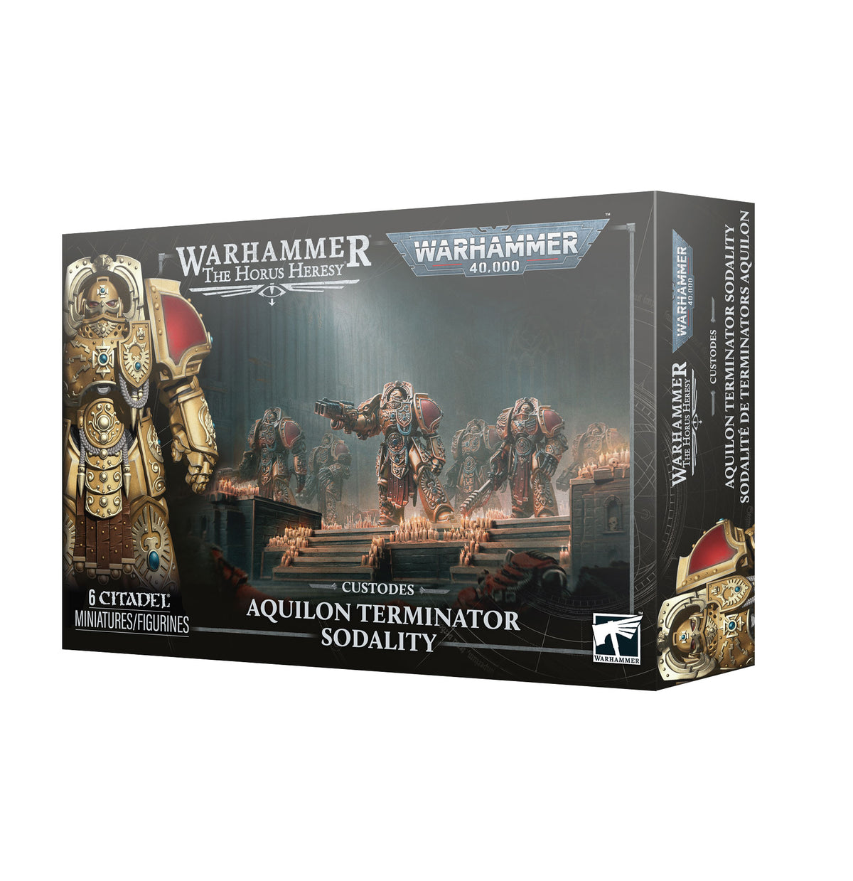 Warhammer 40k // The Horus Heresy // Adeptus Custodes // Aquilon Terminator Sodality